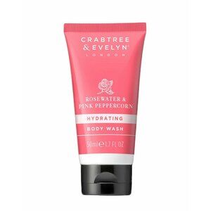 Crabtree & Evelyn Rosewater & Pink Peppercorn Body Wash Travel 1.7 oz., 5 Pack